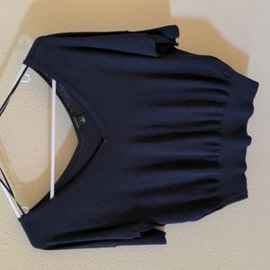 Blue Ann Taylor v-neck sweater size small